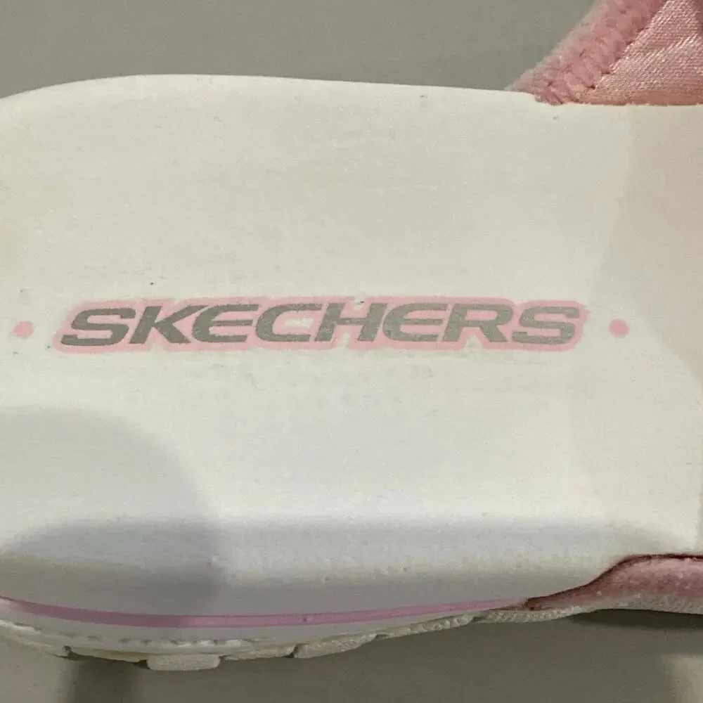 Skechers Womens Size 8 Sandals Flip Flops Pink Toe Loop‎ Rubber Bottom Comfort - Picture 6 of 6